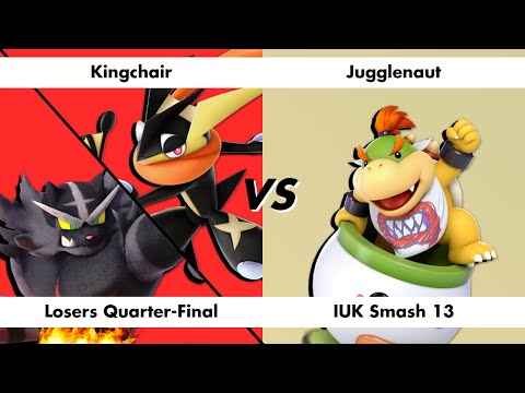 Kingchair (Greninja/Incineroar) vs Jugglenaut (Bowser Jr.) - IUK Smash 13 Losers Quarter-Final
