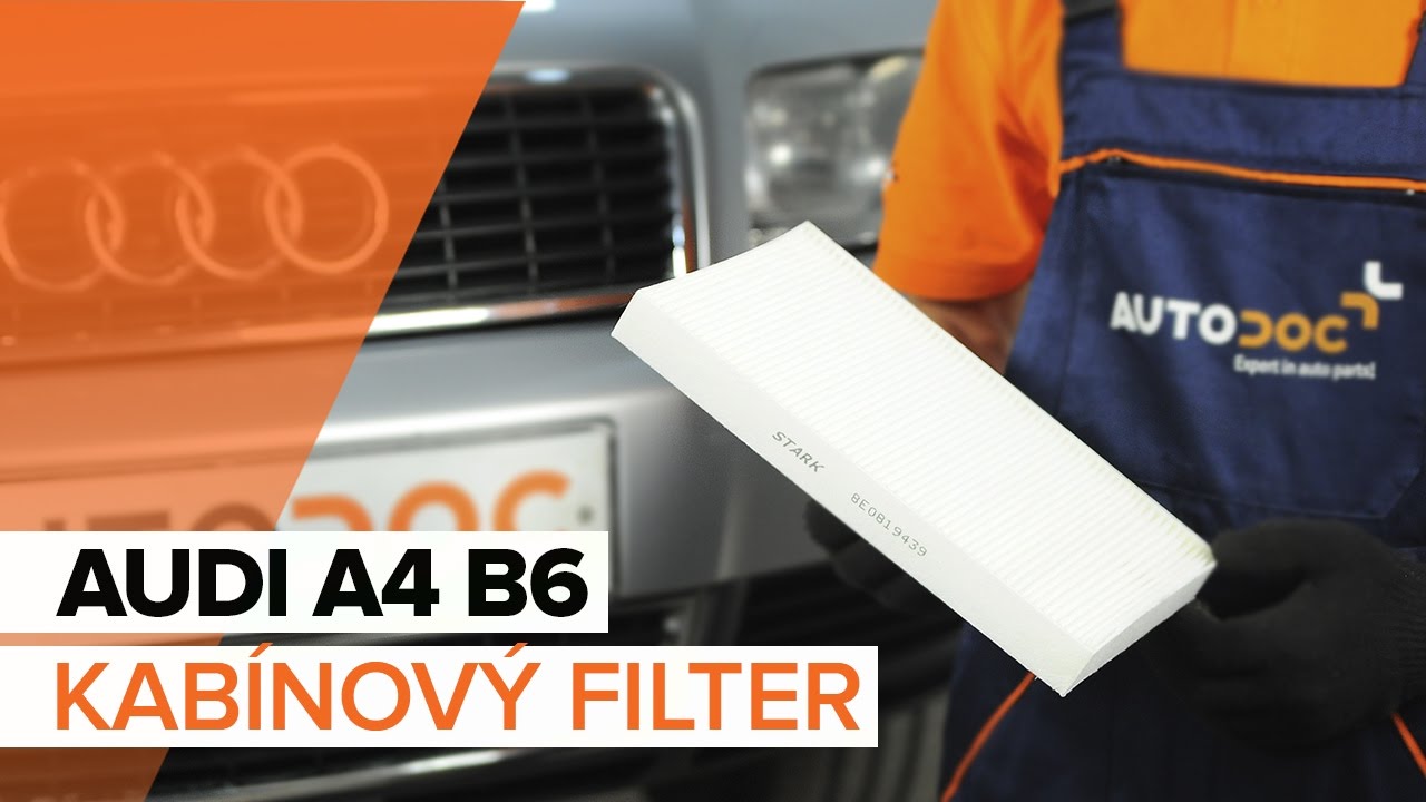 Ako vymeniť filter vnútorného priestoru na Audi A4 B6 – návod na výmenu