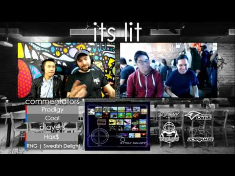 IT'S LIT SSBM - Hax$ (Fox) vs. RNG | Swedish Delight (Sheik) - Smash Melee Winners Semis