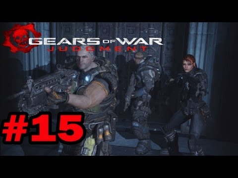 Gears of War Judgment Co-op Hardcore mode Part 15: Through The Mansion!
