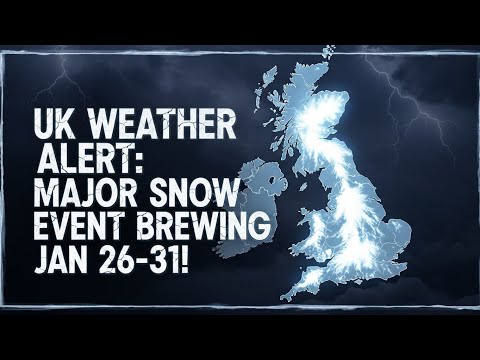 UK Weather Alert: Major Snow Event Brewing Jan 26–31! #UKWeather #SnowWatch #WinterStorm