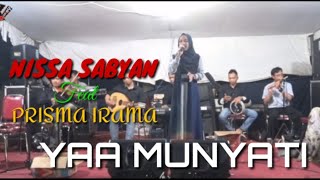 Download lagu NISSA SABYAN dengan grup trakhir nya sebelum TERKENAL DI SABYAN GAMBUS.. PRISMA IRAMA.. (YA MUNYATI) mp3