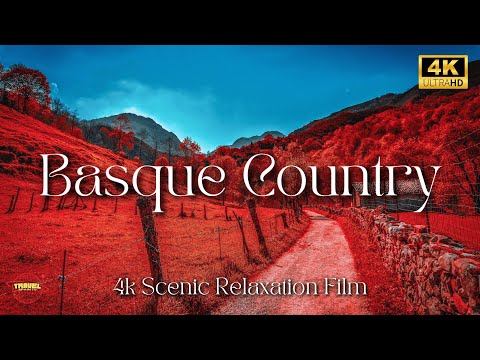 Basque Country 4K | Scenic Relaxation Film with Calming Music | Discover Northern Spain’s Beauty 🇪🇸