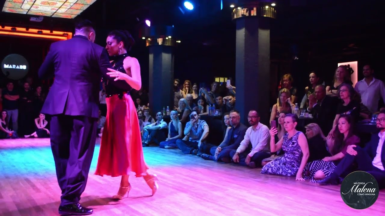 Clarisa Aragón & Jonathan Saavedra en el marco de Argentina Tango Salón Festival en Milonga Malena 3