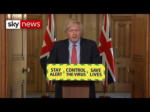 Boris Johnson announces 'cautious' lockdown changes from Monday