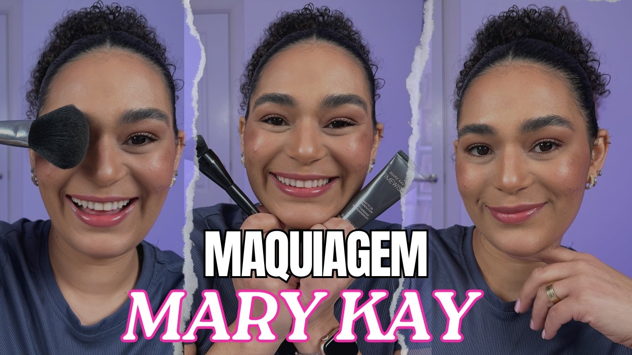 MAQUIAGEM SO COM PRODUTOS DA MARY KAY | MAKE para INICIANTES | Maquiagem rápida e fácil!