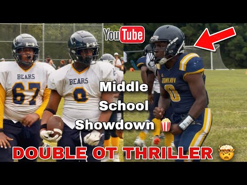 CRAZY DOUBLE OVERTIME THRILLER 🤯 Gates County vs Hertford County Middle | Game Of The Year ⁉️