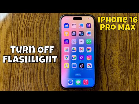 How To Turn Off Flashlight On iPhone 16 Pro Max | Turn Off Torch On iPhone 16 Pro Max