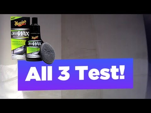 Meguiars 3 in 1 Wax Test and Review
