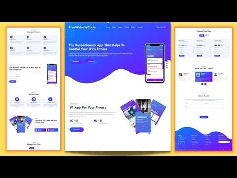 How to Make Website Using HTML CSS JavaScript Step by Step | Free Website Code