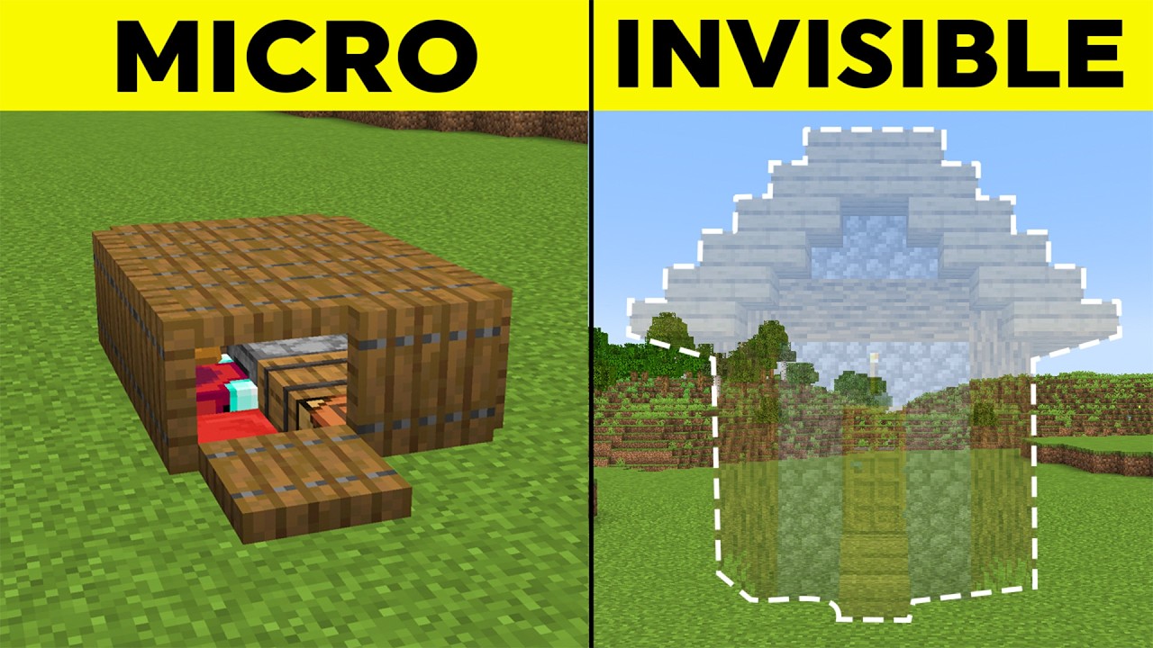 23 Most Unusual Minecraft Houses!