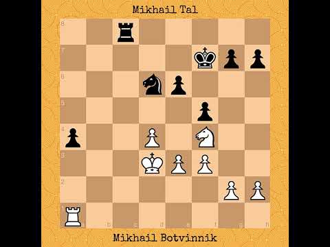Mikhail Botvinnik vs Mikhail Tal | World Championship Match, 1960 #chess