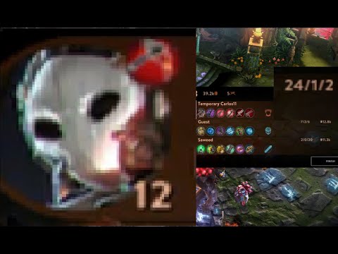 [Vainglory](3v3)Alpha -Just spam B and get 24 kills