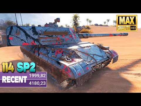 114 SP2: Huge game with base defense - World of Tanks