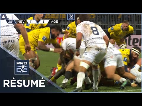 PRO D2 - Résumé USON Nevers-SU Agen: 39-13 - J15 - Saison 2022/2023