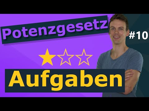 Potenzgesetze - Terme zusammenfassen | einfache Aufgaben mit Lösungen | #10