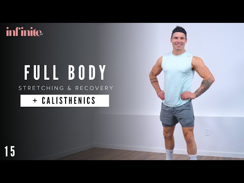 40 Min FULL BODY CALISTHENICS + STRETCHING | No Repeat | Active Recovery