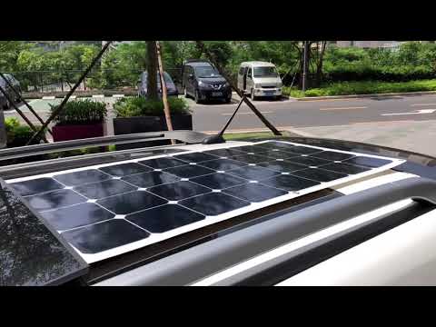 110w SUNPOWER Panel charging EcoFlow RIVER In half an hour