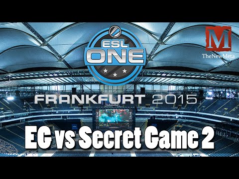 EG vs Secret (ESL One Frankfurt 2015) (Game 2) Full-game
