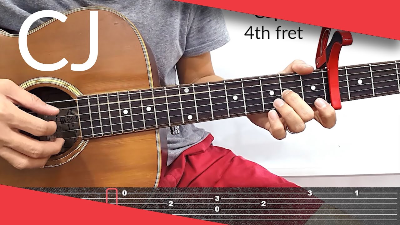 Whoopty (CJ) Guitar Tutorial | Tab