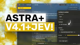 Astra + Jev + DS V4.1 Flash: SUPER FAST, SUPER CHEAP & SOTA WORKER Setup!