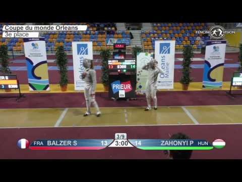FE W S Team Orleans FRA Worldcup 2016 3rd podium HUNGARY HUN vs FRANCE FRA