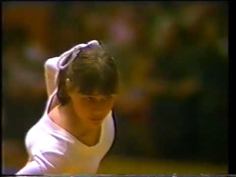 Romi Kessler 🇨🇭 FX 1984 Nadia Comaneci Retirement Exhibition