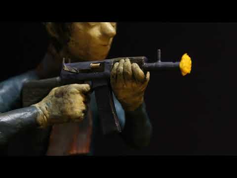 Анимация стрельба из автомата Animation shooting from a ...