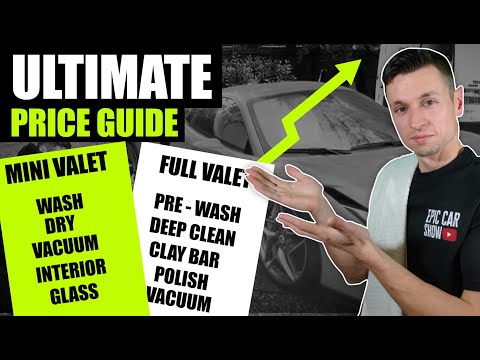 Ultimate Car Cleaning Price list for SUCCESS / How to Make Money From Detailing!