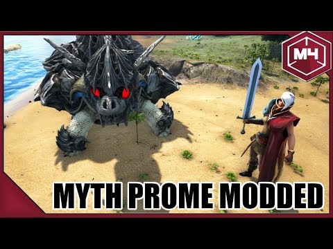 ARK Myth Prome Modded - NEUE OP ENTWICKLUNG? DINO ARMEE GEGEN BOSS (Folge 34)