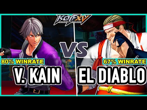 KOF XV 🔥 Violent Kain (Kyo/Rock/Ryo) vs El Diablo (Geese/Benimaru/Sylvie)