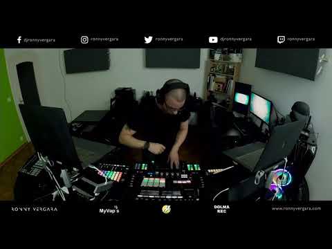 100% TECHNO Ronny Vergara Tracks & Remixes  LIVE ACT for Coro Rave