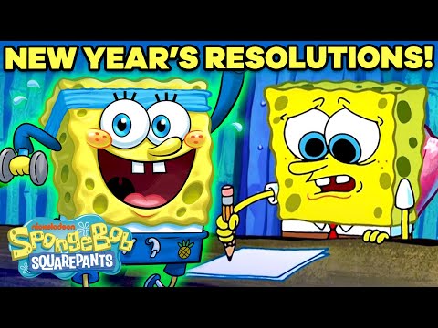 Your New Year's Resolutions Portrayed by SpongeBob! ?
