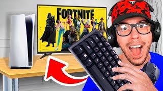 PLAYING PS5 FORTNITE with a KEYBOARD!