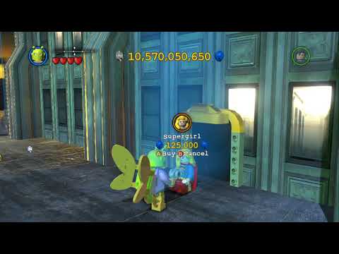LEGO Batman 2 DC Super Heroes - Unlocking Supergirl (Final Gold Door) 100% Complete