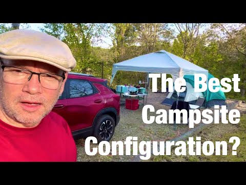 Campground Tent Campsite Setup for Comfort, Luxury and Efficiency