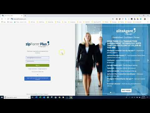Zipforms Login And Create Transaction