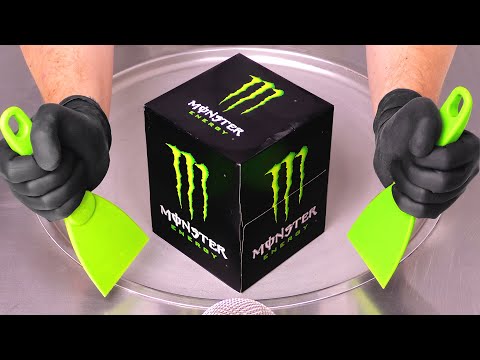 Monster Energy - Secret Box ??? | Ice Cream Rolls ASMR