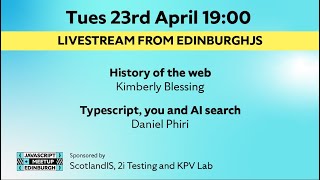 Community Evening - EdinburghJS - May 2024