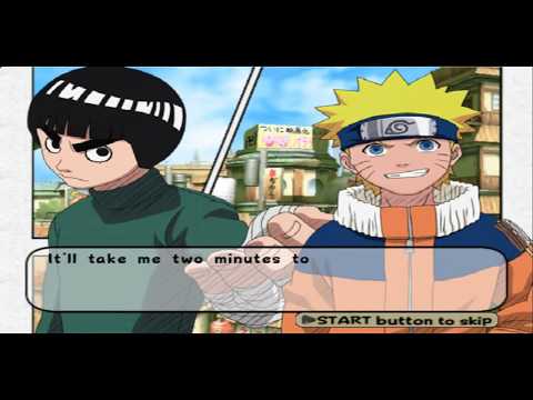Naruto ultimate ninja ps2 Rock lee saga full walkthrough
