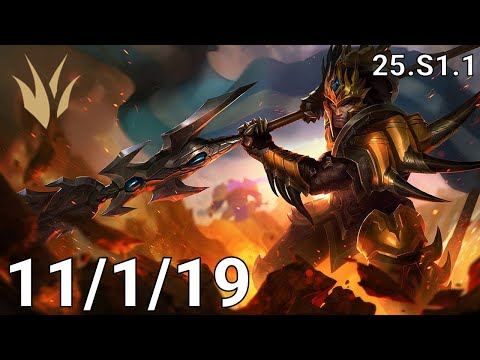 Jarvan IV Jungle vs Taliyah - EUW challenger | Patch 25.S1.1