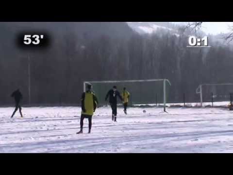 Tomasz Łątka 0:1 (53') IV Sparing Seniorów: Sandecja - Płomień (15.02.2014r.)