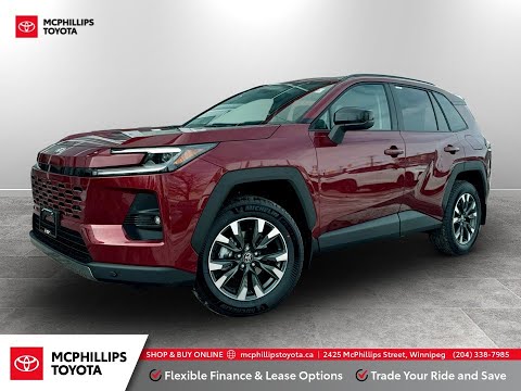 2026 Toyota RAV4 Limited AWD in Ruby Flare Pearl for sale at McPhillips Toyota in Winnipeg, MB