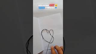 Drawing with thread #shorts #arknights #shortsfeed #threadart