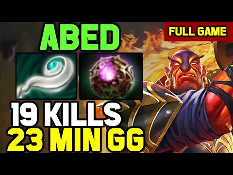 Abed BEST SEA Ember spirit GOD MODE - 19 Kills NO DEATH