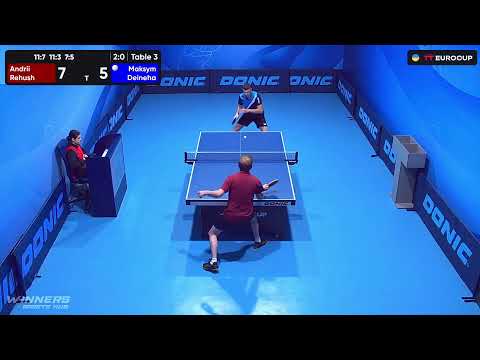 15:55 Andrii Rehush - Maksym Deineha 19.07.2023 TT Euro.Cup Ukraine Master. Table 3
