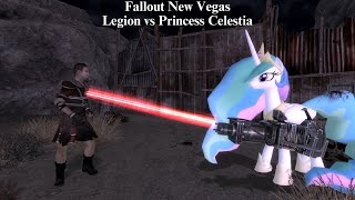 Fallout New Vegas Princess Celestia vs Legion Fallout NPC Battles