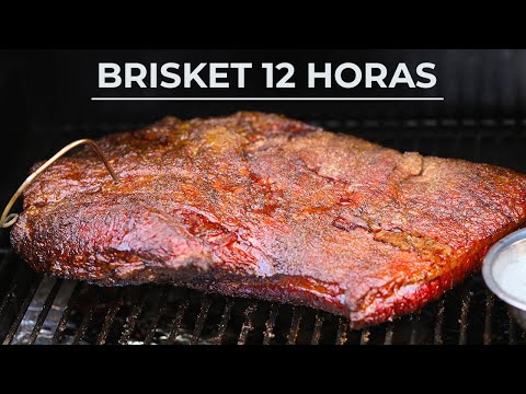 Intenté BRISKET ESTILO TEXANO 12 HORAS EN EL AHUMADOR