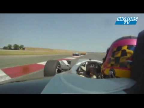 Jordan Williams' dramatic crash in Formula Palmer Audi.flv