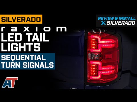 2014-2018 Silverado Raxiom LED Tail Lights with Sequential Turn Signal Review & Install